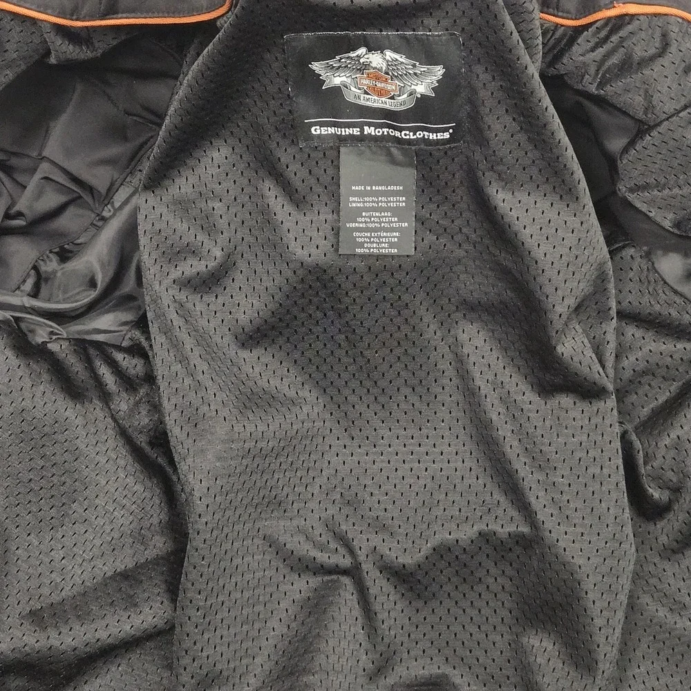 Harley Davidson Longhorn Windproof Riding Jacket Padded Men's 3XL EXCELLENT